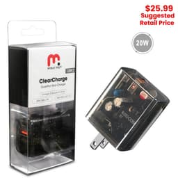 MyBat Pro - 20W USB-C Wall Charger (Exploration Version) - Transparent Smoke