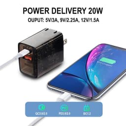 MyBat Pro - 20W USB-C Wall Charger (Exploration Version) - Transparent Smoke