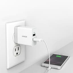 Anker - PowerPort Dual USB Power Adapter (24W)