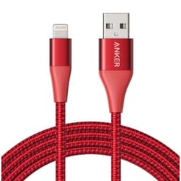 Anker - PowerLine Select+ Lightning Cable Red (6ft)