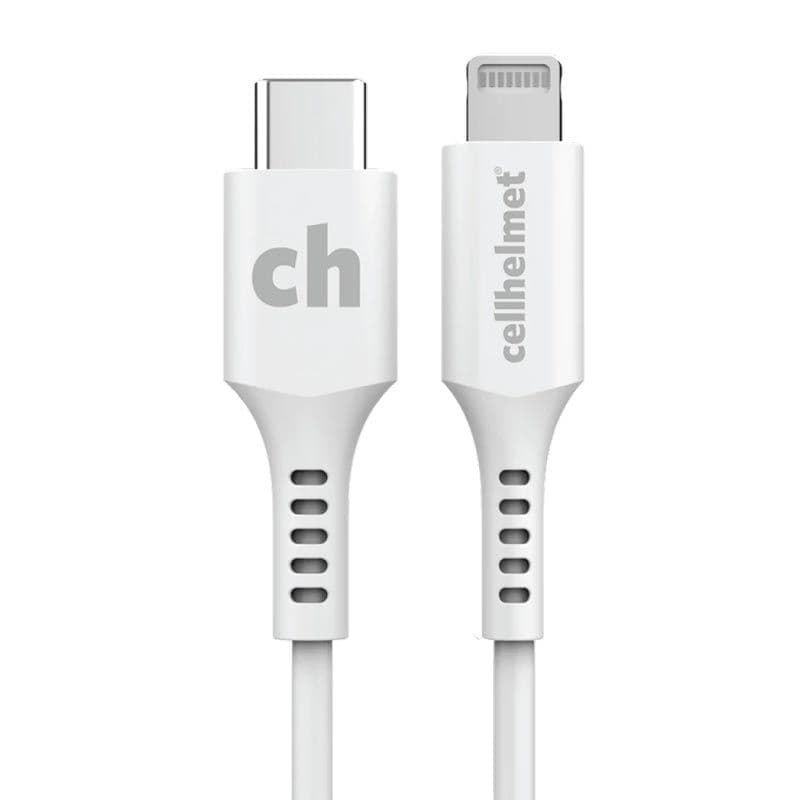 cellhelmet - Lightning Charge Cable USB-C for Apple (3ft Round)