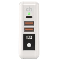cellhelmet - Multi-Charge Pro: 8K mAh Power Bank / Qi Wireless Charger w/ USB-C and USB-A Outputs
