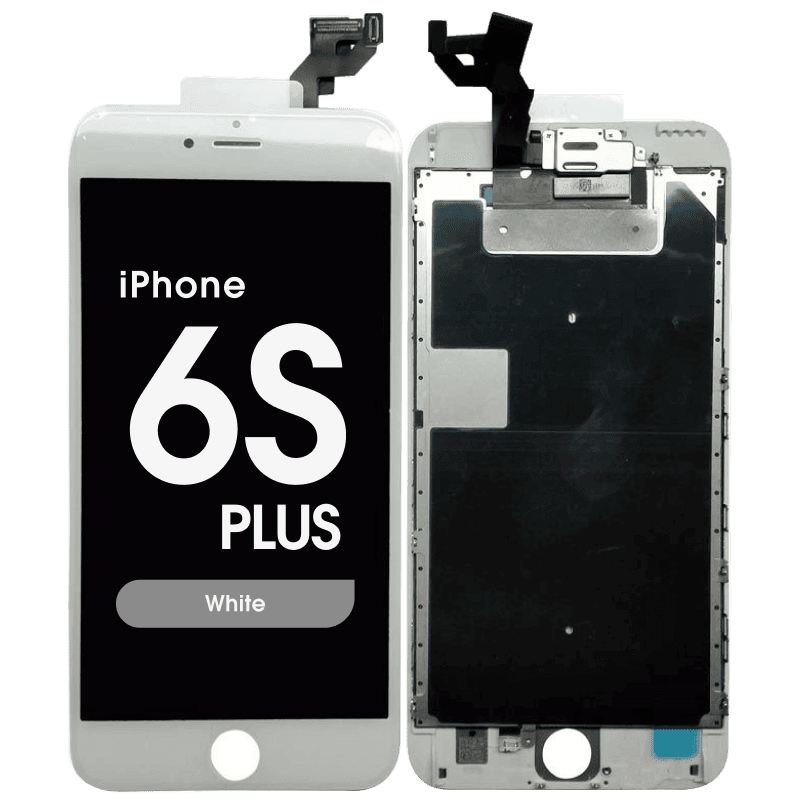 Complete Assembly - LCD Screen and Digitizer Assembly for iPhone 6S Plus (Front camera / Prox Sensor / Earspeaker Pre-Installed) (White)