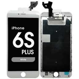 Complete Assembly - LCD Screen and Digitizer Assembly for iPhone 6S Plus (Front camera / Prox Sensor / Earspeaker Pre-Installed) (White)