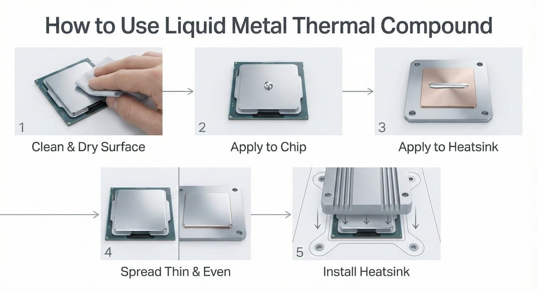PolarTronix - Ultra High-Performance Liquid Metal Thermal Compound (130wmk) (1.5g)