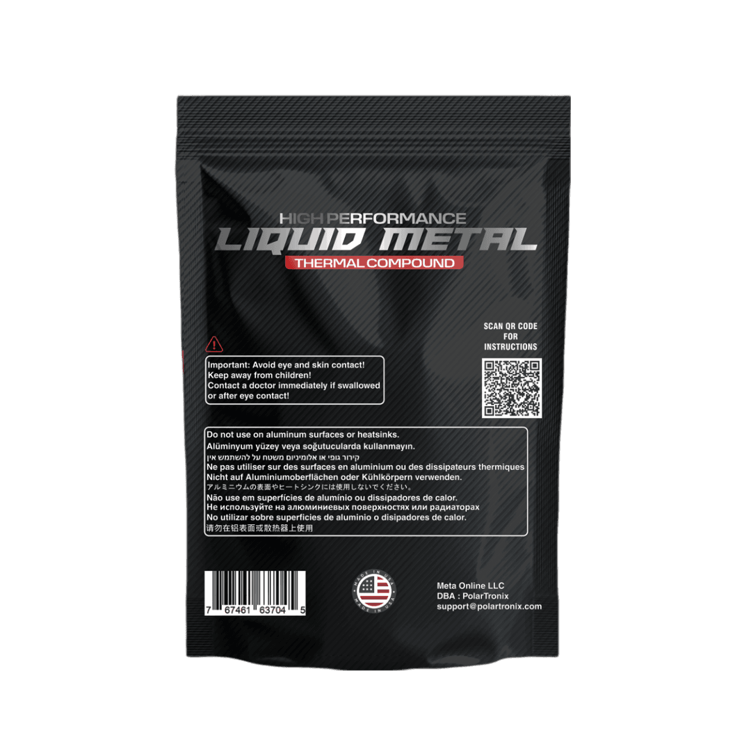 PolarTronix - Ultra High-Performance Liquid Metal Thermal Compound (130wmk) (1.5g)