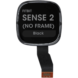Refurbished - LCD Screen and Digitizer Assembly for Fitbit Sense 2 (No Frame) (Black)