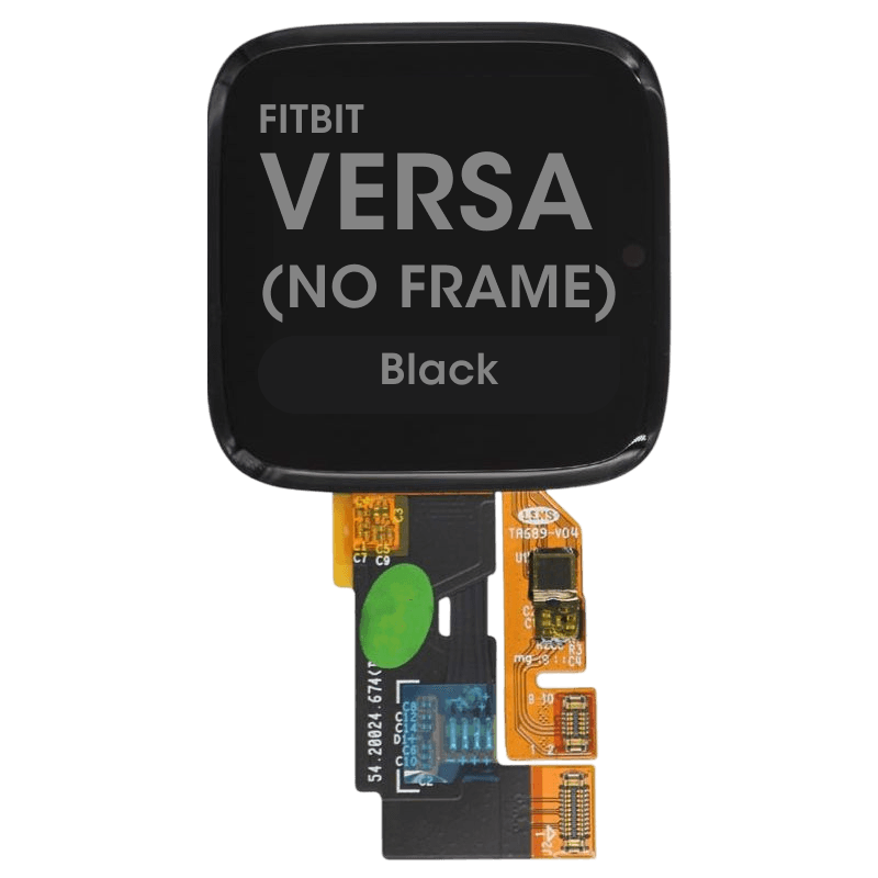 Refurbished - LCD Screen and Digitizer Assembly for Fitbit Versa (No Frame) (Black)