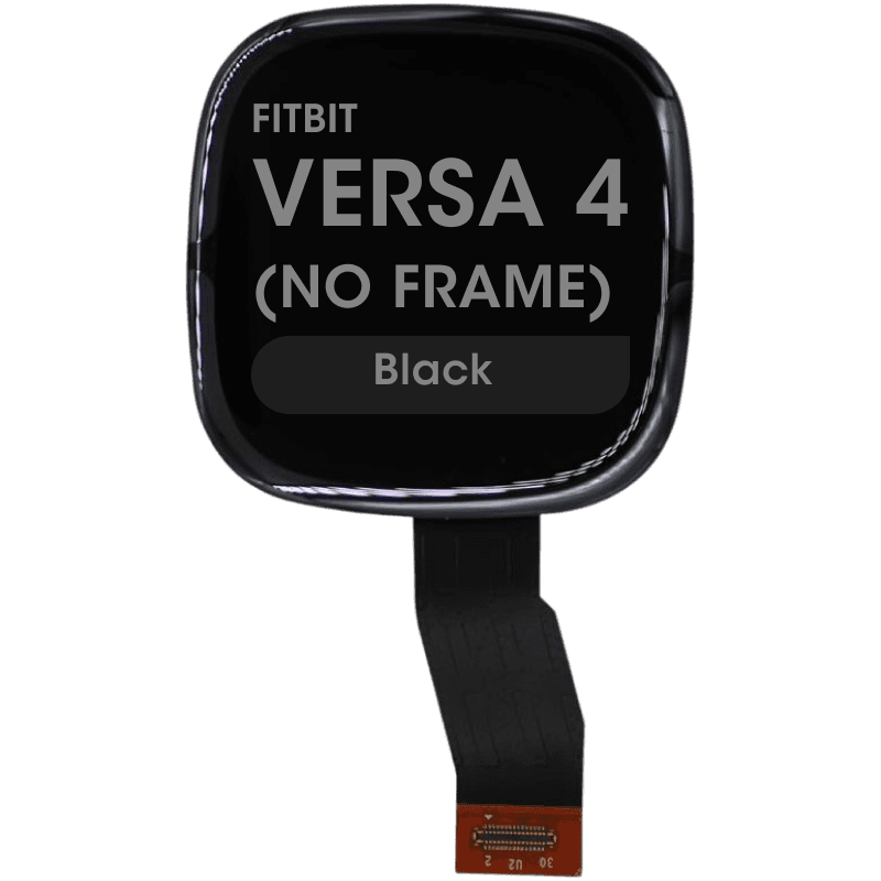 Refurbished - LCD Screen and Digitizer Assembly for Fitbit Versa 4 (No Frame) (Black)