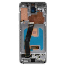 Refurbished - OLED Screen and Digitizer Assembly w/ Frame for Samsung Galaxy S20 (All Carries Except Verizon 5G UW) (G980) (Cloud White)