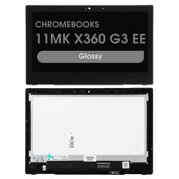 OEM Pull - LCD Assembly for Chromebook 11MK x360 G3 EE (L92337-001) (Touch) (Grade B) (Glossy) 