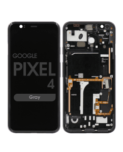 OLED Screen and Digitizer Assembly w/ Frame for Google Pixel 4 (Gray)