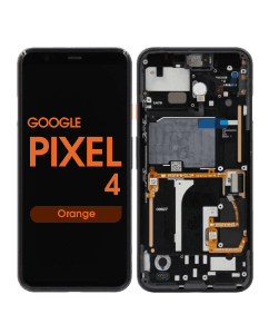 OLED Screen and Digitizer Assembly w/ Frame for Google Pixel 4 (Orange)