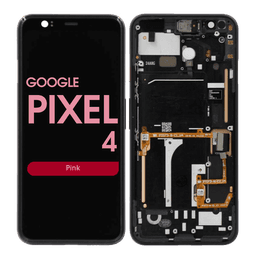 OLED Screen and Digitizer Assembly w/ Frame for Google Pixel 4 (Pink)