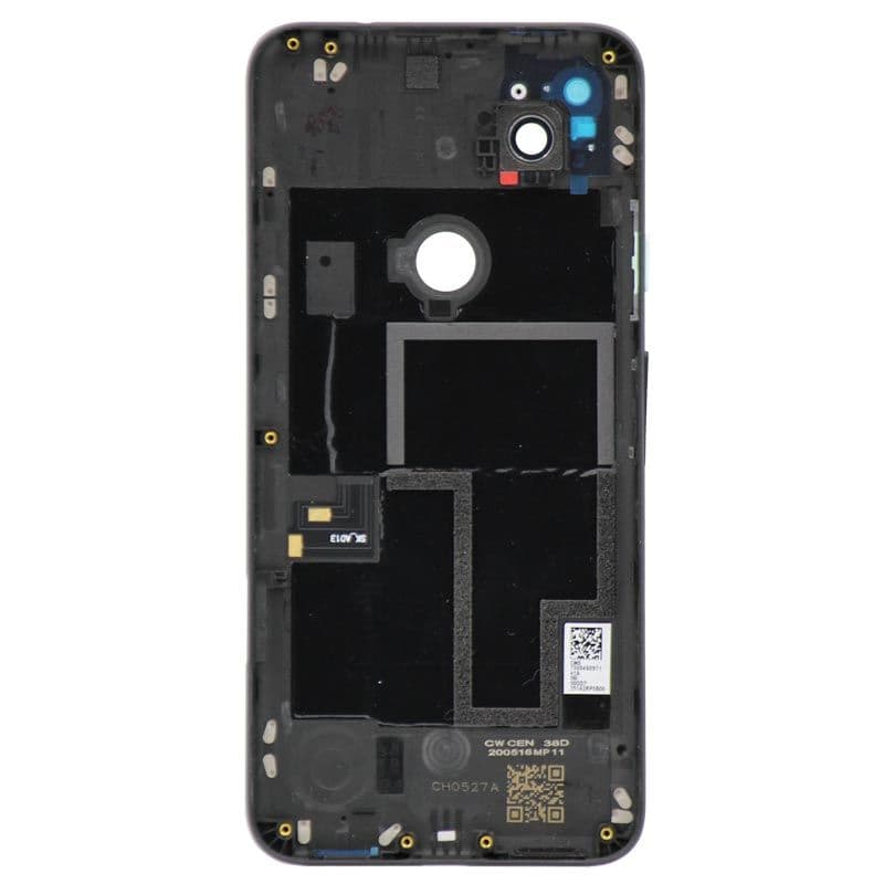 Back Door Battery Cover w/ Camera Lens for Google Pixel 4a (Black)