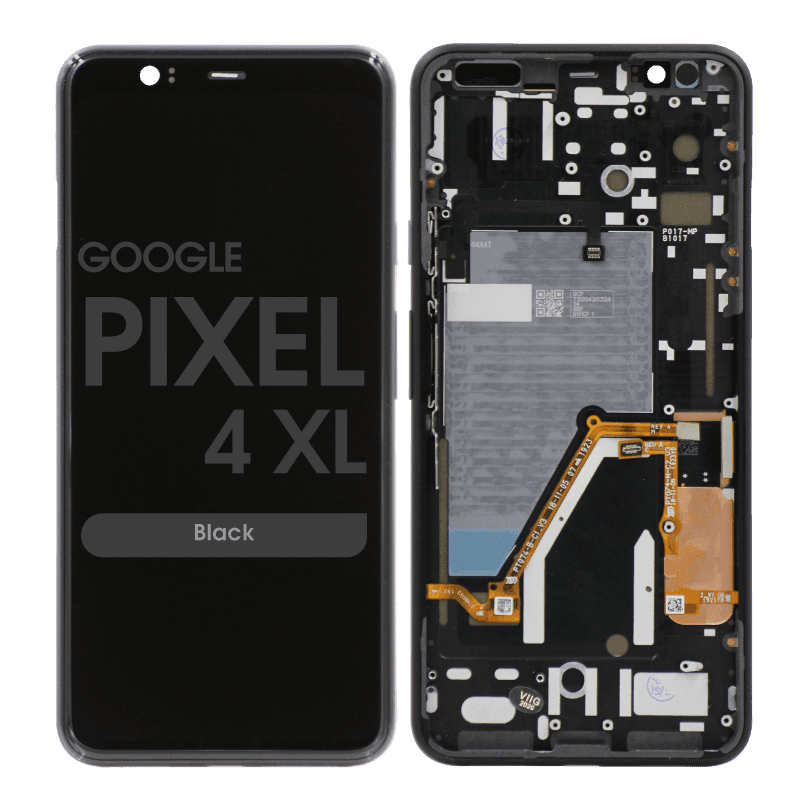 OLED Screen and Digitizer Assembly w/ Frame for Google Pixel 4 XL (Black)
