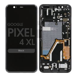 OLED Screen and Digitizer Assembly w/ Frame for Google Pixel 4 XL (Black)