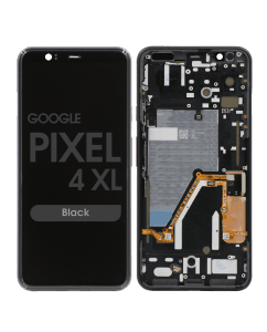 OLED Screen and Digitizer Assembly w/ Frame for Google Pixel 4 XL (Black)