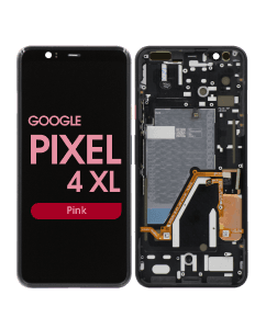 OLED Screen and Digitizer Assembly w/ Frame for Google Pixel 4 XL (Pink)