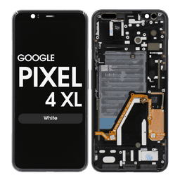 OLED Screen and Digitizer Assembly w/ Frame for Google Pixel 4 XL (White)