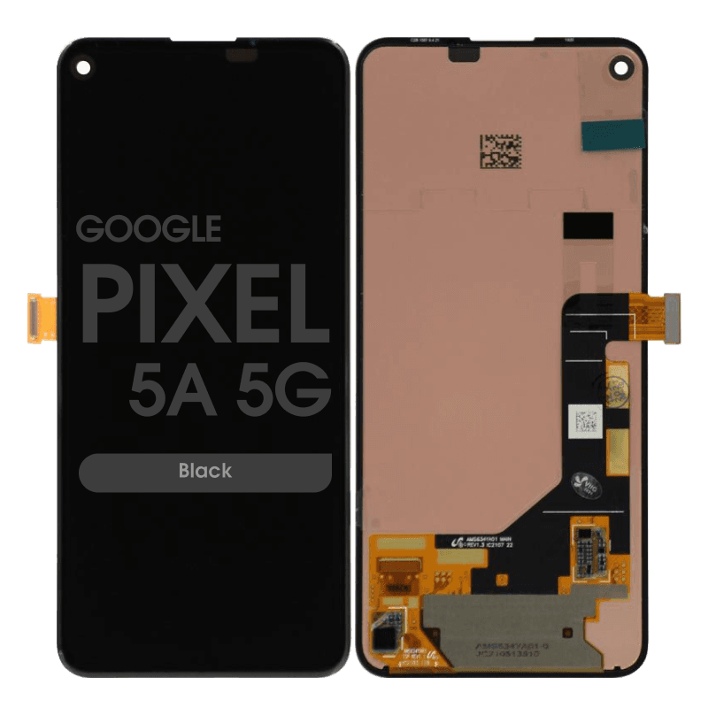 Refurbished - OLED Screen and Digitizer Assembly for Google Pixel 5a 5G (No Frame) (Black)