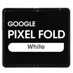OEM Pull - Inner OLED Screen and Digitizer Assembly w/ Frame for Google Pixel Fold (Grade B Plus) (White)