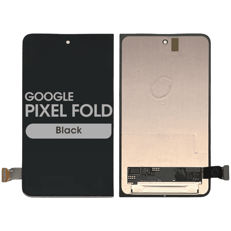 OEM Pull - Outer OLED Screen and Digitizer Assembly for Google Pixel Fold (No Frame) (Grade C) (Black)