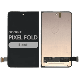 OEM Pull - Outer OLED Screen and Digitizer Assembly for Google Pixel Fold (No Frame) (Grade B Plus) (Black)