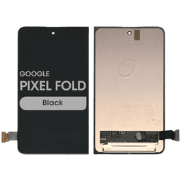 Refurbished - Outer OLED Screen and Digitizer Assembly for Google Pixel Fold (No Frame) (Black)