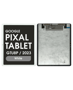 Refurbished - LCD Screen and Digitizer Assembly for Google Pixel Tablet (GTU8P / 2023) (White)