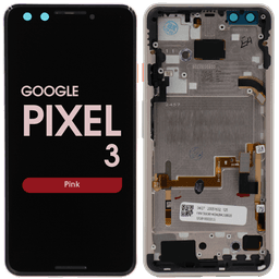 OLED Screen and Digitizer Assembly w/ Frame for Google Pixel 3 (Pink)