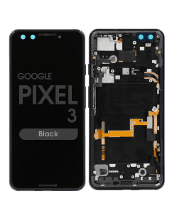 OEM Pull - OLED Screen and Digitizer Assembly w/ Frame for Google Pixel 3 (Grade B+) (Black)