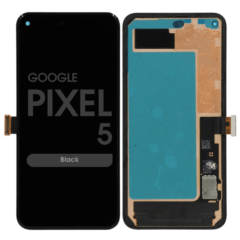 OLED Screen and Digitizer Assembly w/ Frame for Google Pixel 5 (Black)