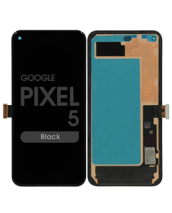 Premium - OLED Screen and Digitizer Assembly w/ Frame for Google Pixel 5 (Black)