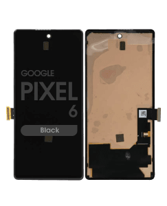 Refurbished - OLED Screen and Digitizer Assembly w/ Frame for Google Pixel 6 (Black)