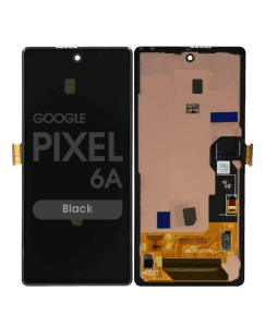 Refurbished - OLED Screen and Digitizer Assembly w/ Frame for Google Pixel 6a (Black)