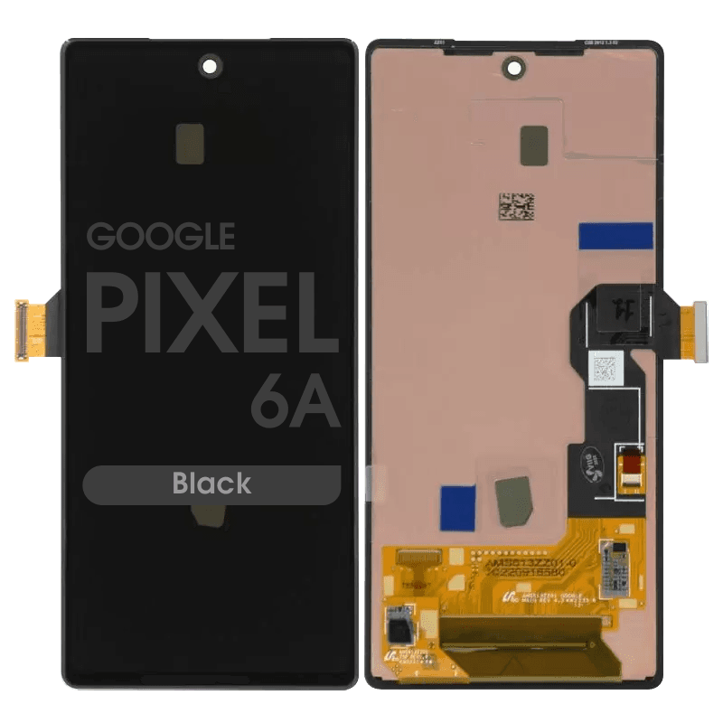 Refurbished - OLED Screen and Digitizer Assembly for Google Pixel 6a (No Frame) (Black)