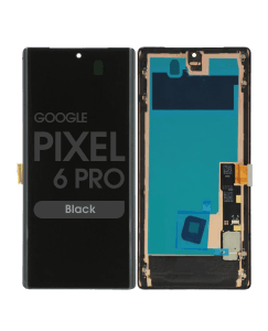 Aftermarket - OLED Screen and Digitizer Assembly w/ Frame for Google Pixel 6 Pro (Black)