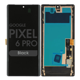 Aftermarket - OLED Screen and Digitizer Assembly w/ Frame for Google Pixel 6 Pro (Black)
