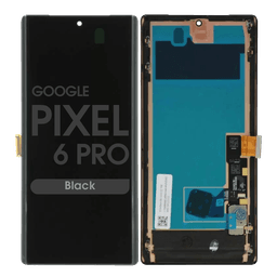 Premium - OLED Screen and Digitizer Assembly w/ Frame for Google Pixel 6 Pro (Black)