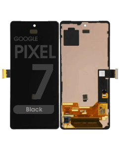 Refurbished - OLED Screen and Digitizer Assembly w/ Frame for Google Pixel 7 (Black)