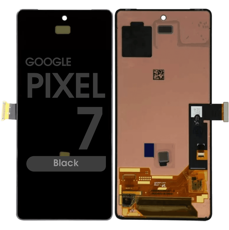 Premium - OLED Screen and Digitizer Assembly w/ Fingerprint Sensor w/ Frame for Google Pixel 7 (Black)