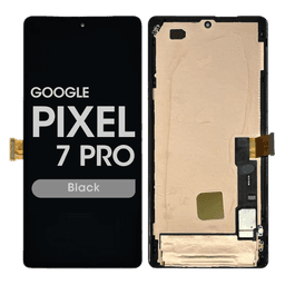 Soft OLED - Screen and Digitizer Assembly w/ Frame for Google Pixel 7 Pro (Black)