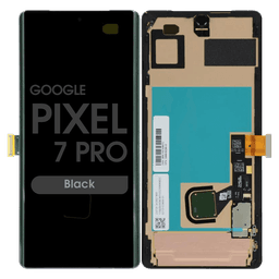 Premium - OLED Screen and Digitizer Assembly w/ Frame for Google Pixel 7 Pro (Black)