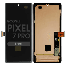 Refurbished - OLED Screen and Digitizer Assembly w/ Frame for Google Pixel 7 Pro (Black)