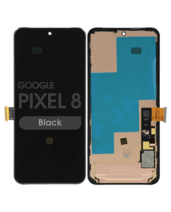 Refurbished - OLED Screen and Digitizer Assembly w/ Frame for Google Pixel 8 (Black)
