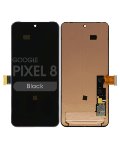 Refurbished - OLED Screen and Digitizer Assembly for Google Pixel 8 (No Frame) (Black)
