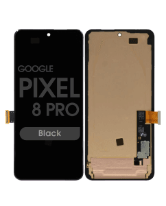 Refurbished - OLED Screen and Digitizer Assembly w/ Frame for Google Pixel 8 Pro (Black)