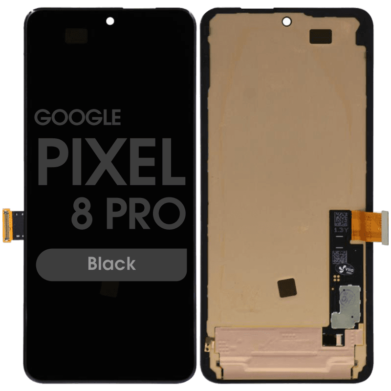 Refurbished - OLED Screen and Digitizer Assembly w/ Frame for Google Pixel 8 Pro (Black)