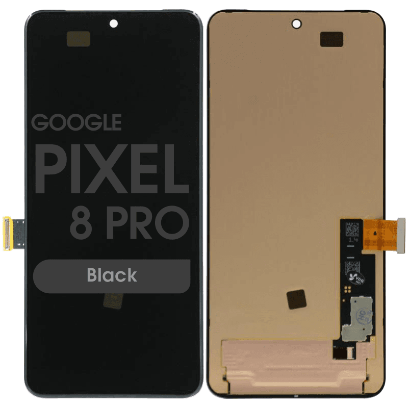 Aftermarket - OLED Screen and Digitizer Assembly w/ Frame for Google Pixel 8 Pro (Black)